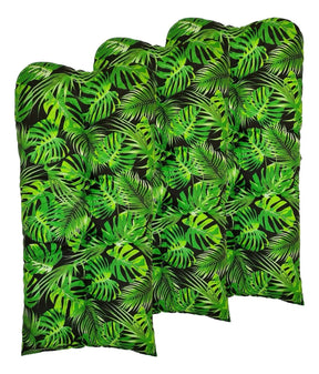 [PRÉ-BLACK FRIDAY] - KIT 1 Namoradeira, 2 Cadeiras Completo Folhas VERDE+ Brinde 1 Mesa Centro, 4 Almofadas P/ Jardim - CASA DA MESA