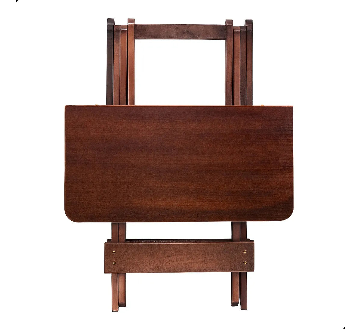 [PRÉ-BLACK FRIDAY] - Kit Mesa dobrável 70X70cm, 4 Cadeiras dobráveis de madeira - IMBUA - Casa da Mesa