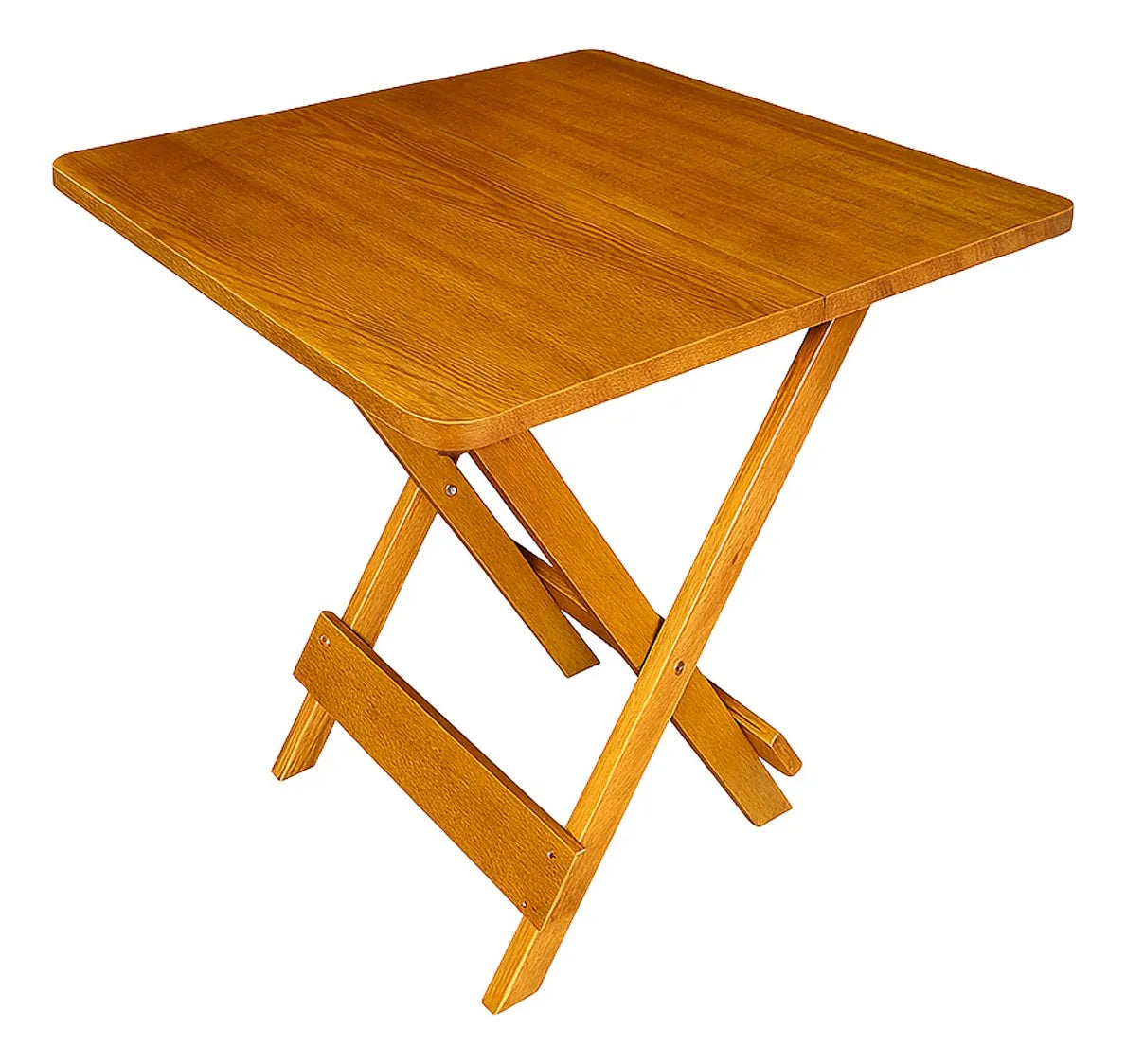 [PRÉ-BLACK FRIDAY] - Kit de Mesa Dobrável, 4 Cadeiras dobrável - MEL - Madeira maciça