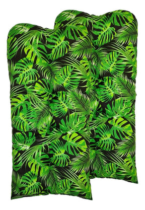 [PRÉ-BLACK FRIDAY] - KIT 1 Namoradeira, 2 Cadeiras Completo Folhas VERDE+ Brinde 1 Mesa Centro, 4 Almofadas P/ Jardim - CASA DA MESA