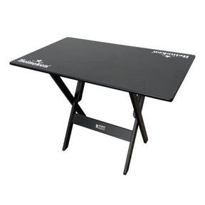 [PRÉ-BLACK FRIDAY] - Kit de Mesa Dobrável 110x70cm, 6 Cadeiras dobrável, Heineken PRETA- Madeira maciça - Casa da Mesa